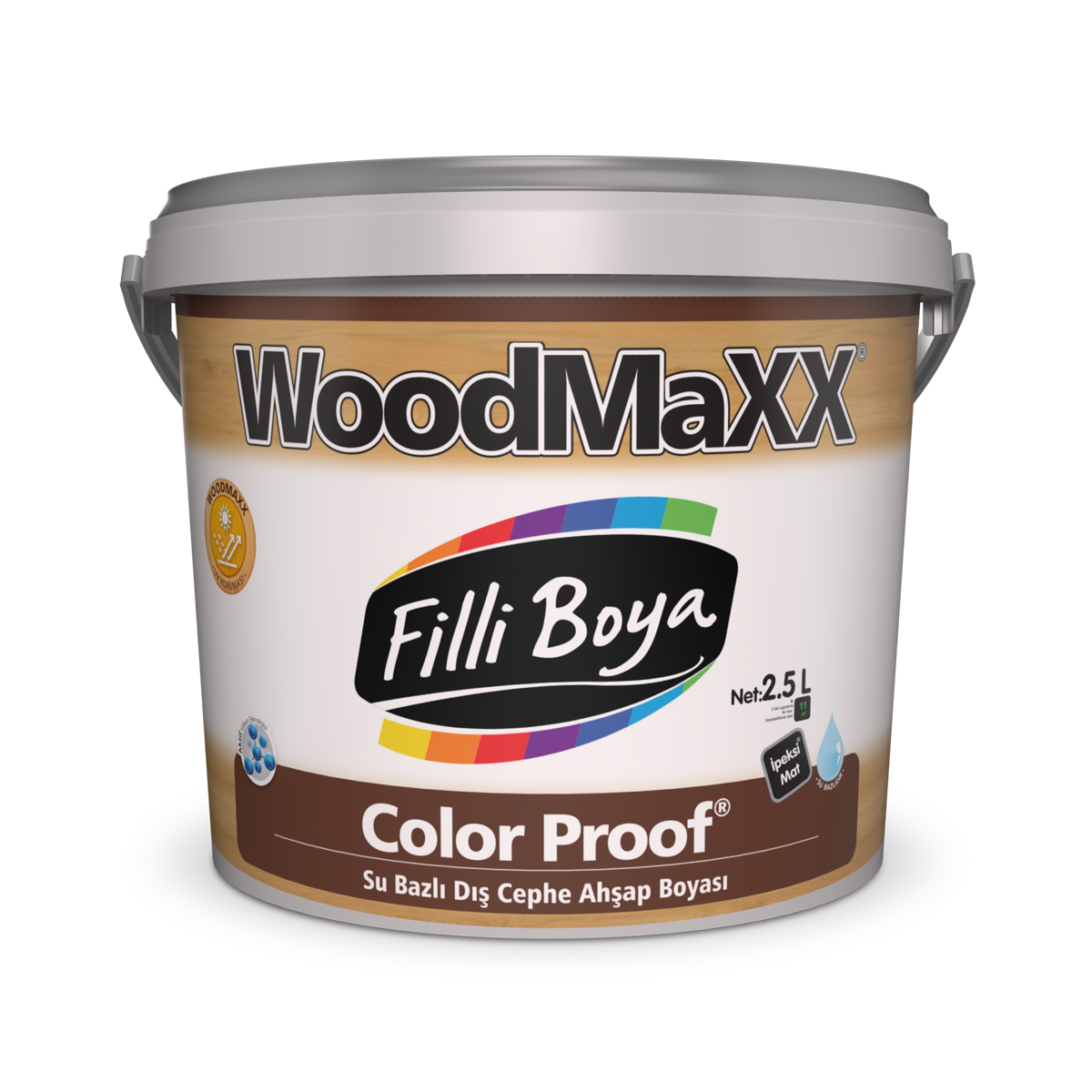 WoodMaXX® Color Proof® Su Bazlı Dış Cephe Ahşap Boyası