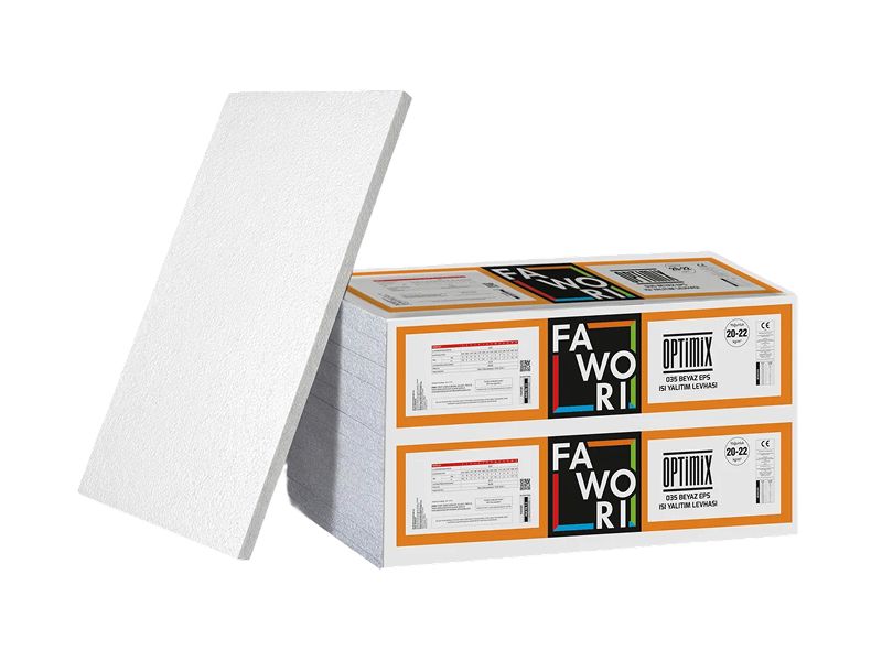 Fawori Optimix Isı Yalıtım Levhası - 035 Beyaz EPS